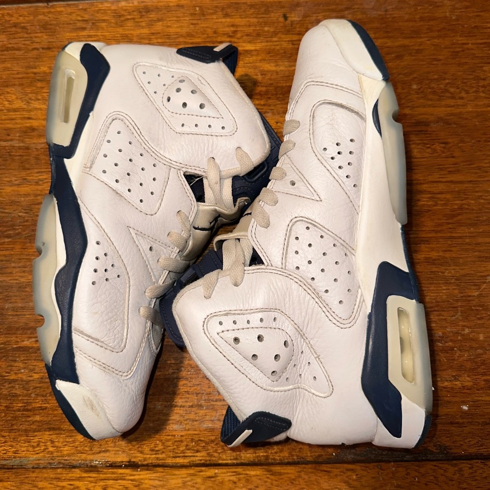 Kids air Jordan 6 midnight navy size 6y - Picture 2 of 6